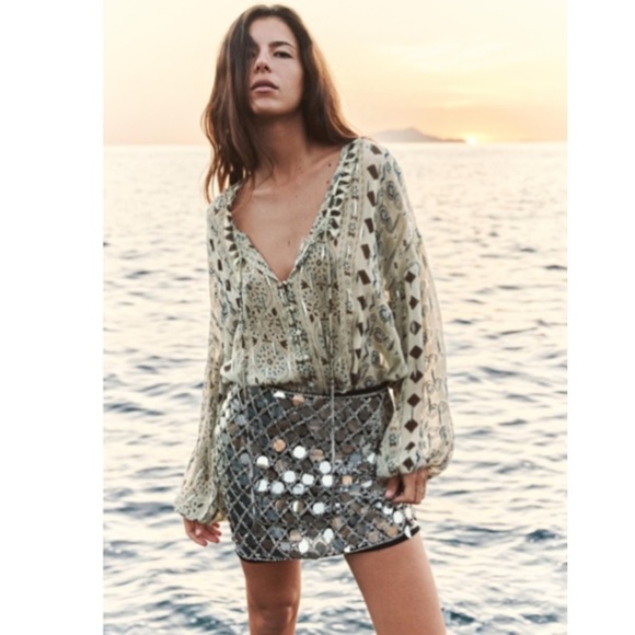 Sequins Mini Skirt - Picture 6 of 6